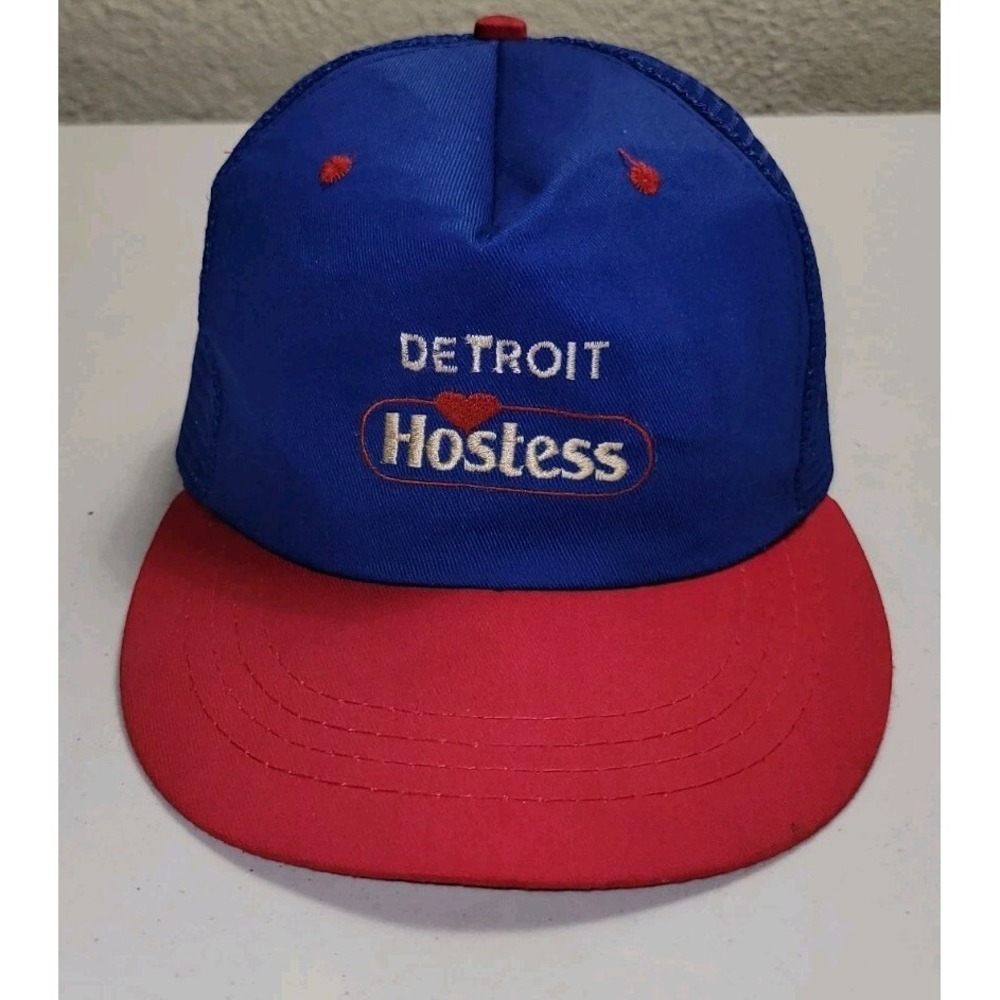 Vintage‎ Twinkees 1980s Snapback Trucker Hat Hostess Snack Cake Mesh Hat Detroit